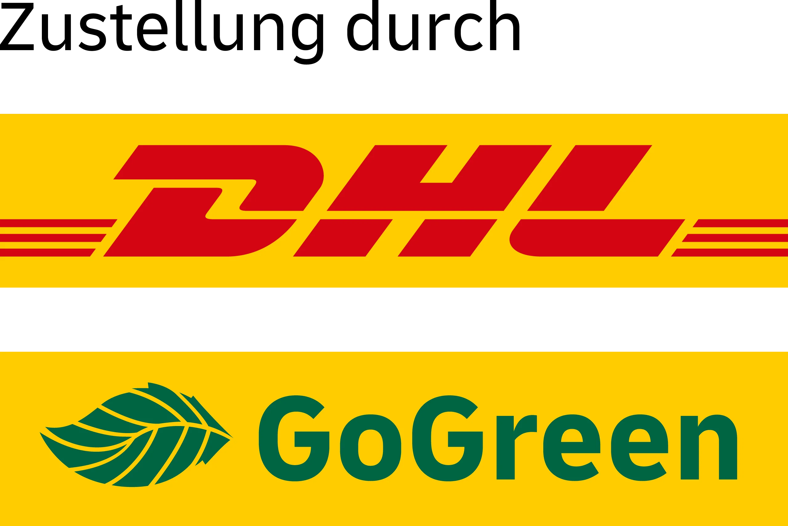 Zustellung durch DHL GoGreen